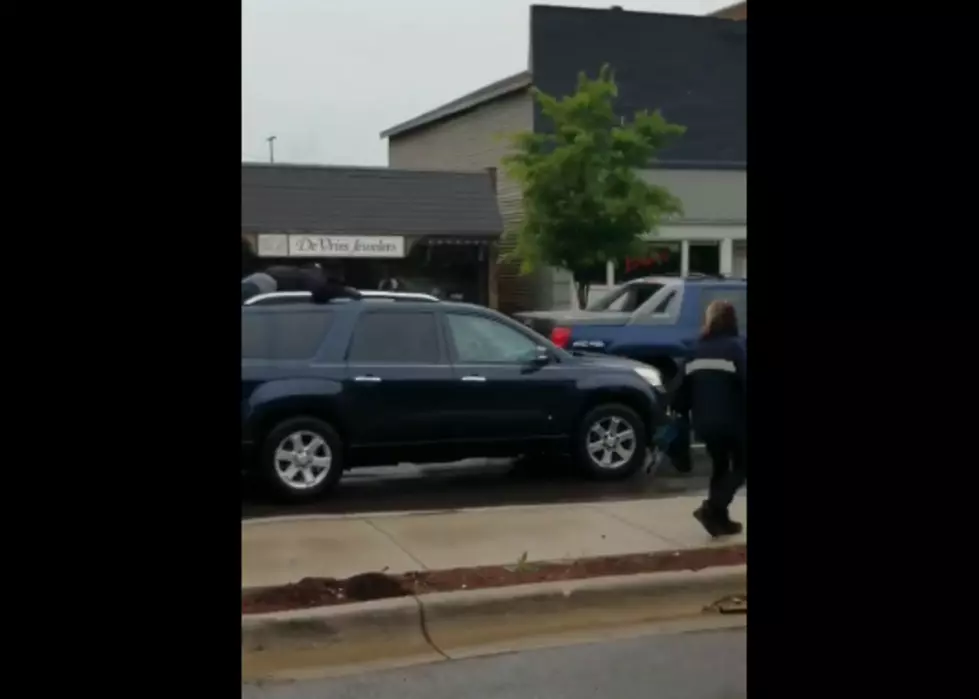 Just A Video Of A GR Guy Hanging Onto A SUV [Video]