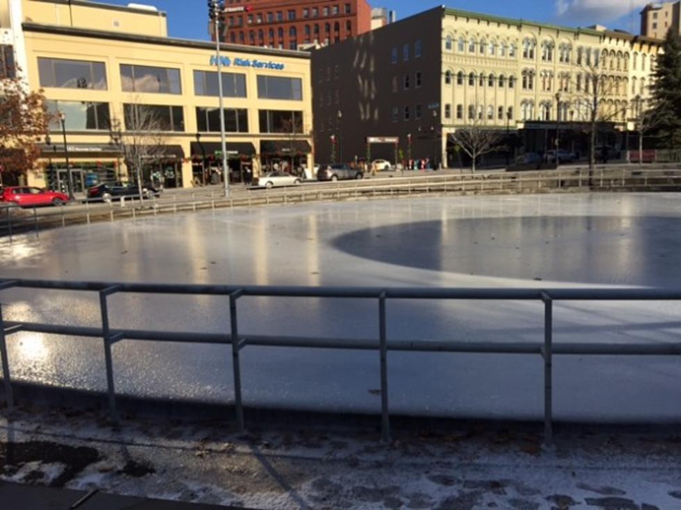 Ice Rink Delayed At Rosa Parks Circle