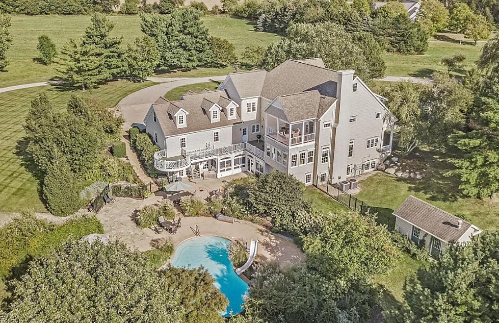 This Amazing Byron Center Dream House Has It All Including A Waterfall & Tennis Courts