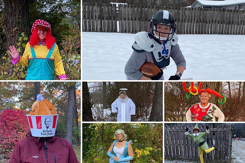 West Michigan Mom Dresses Up Daily to Meet Kids After School