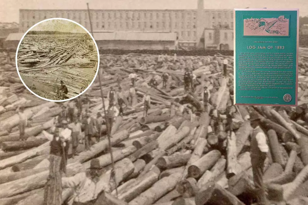 A Look Back: July 26, 1883 - Historic Log Jam on the Grand River