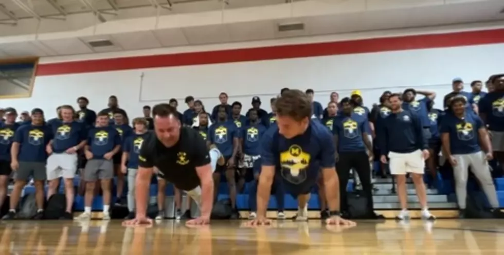 WATCH: Sheriff Challenges UM Football Player To Push Ups