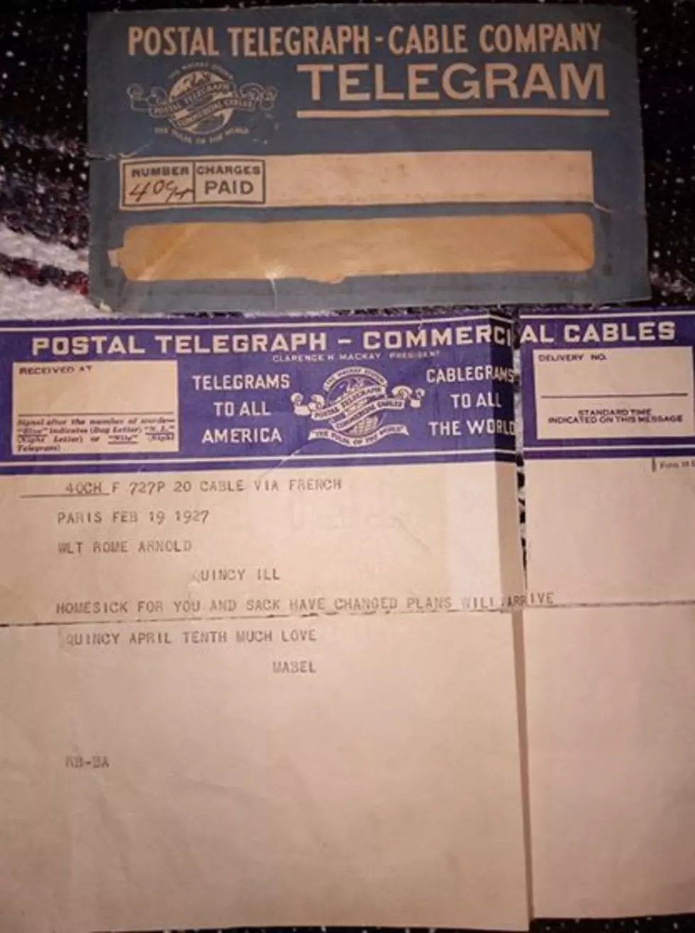 Do You Know The Quincy Family On This 90-Year-Old Telegram?
