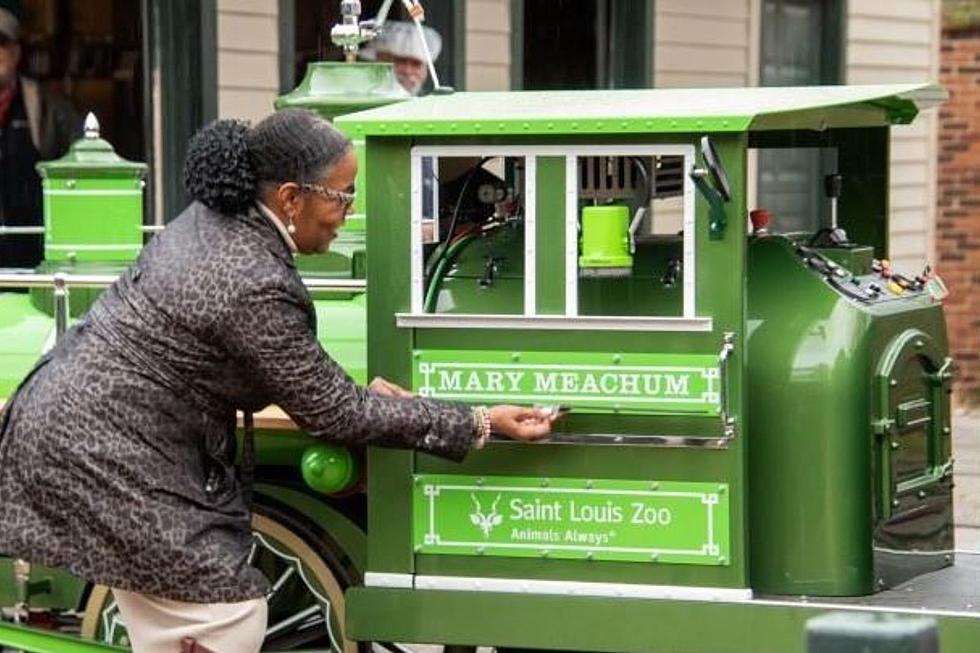 All Aboard! There’s a New Bright Green Train at the St. Louis Zoo