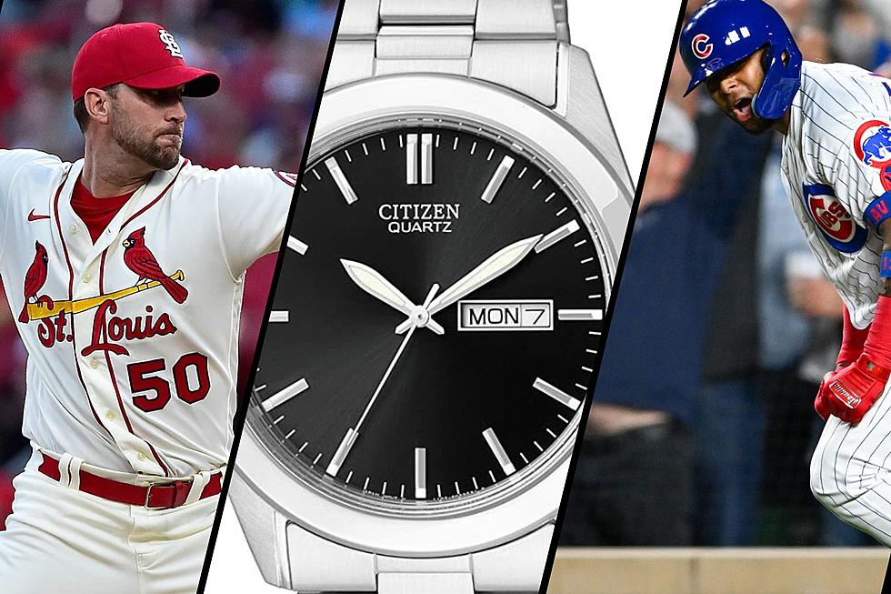 Win Dad Citizen Men's Stainless Steel Watch & Cards/Cubs Tickets