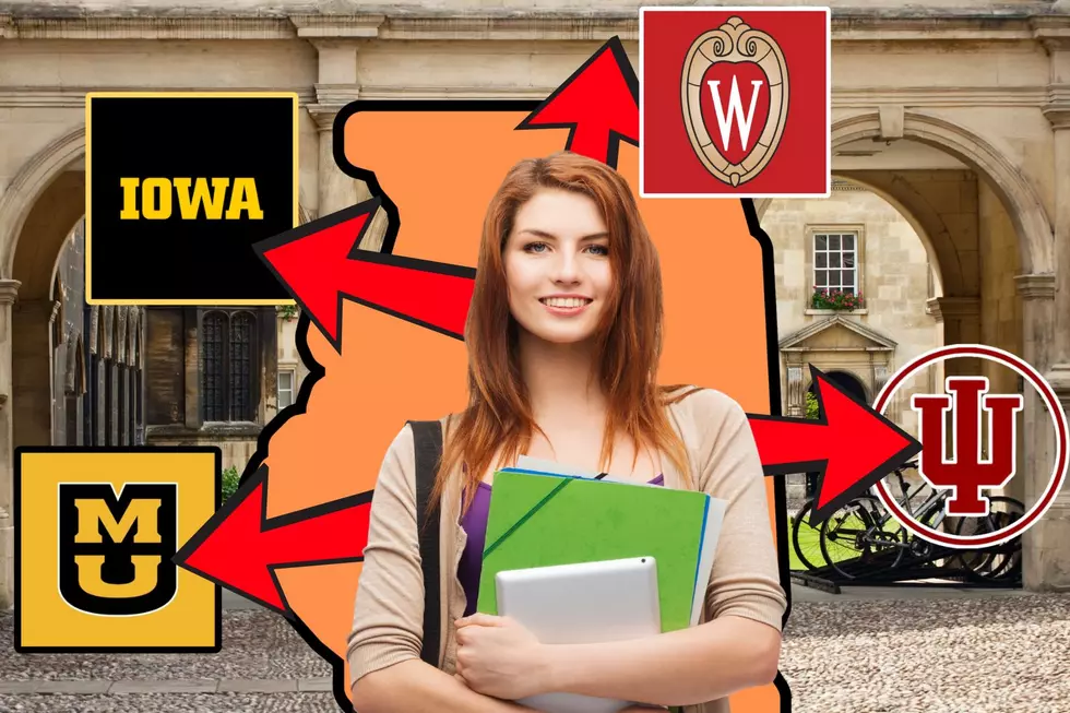 Which Colleges are Illinois Students Leaving the State For?