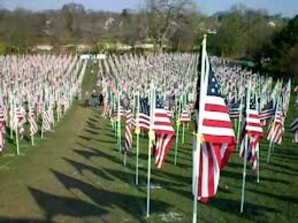 Check Out The Aerial View of The Exchange Club’s ‘Field of Honor’