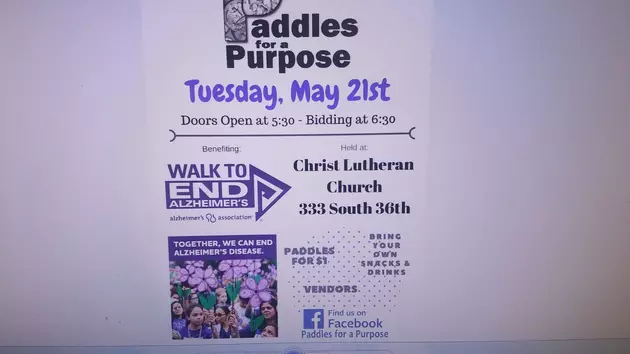 Paddles For a Purpose for Alzheimer&#8217;s Association is Tomorrow