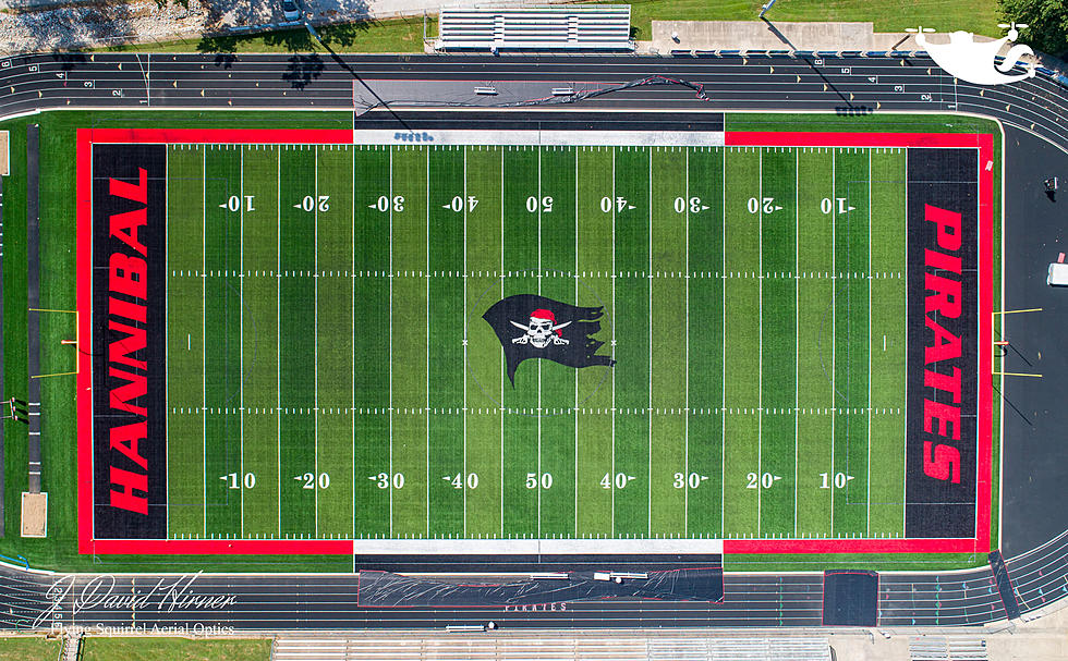 Check Out Aerial Pics of the New Hannibal Pirate Stadium Turf