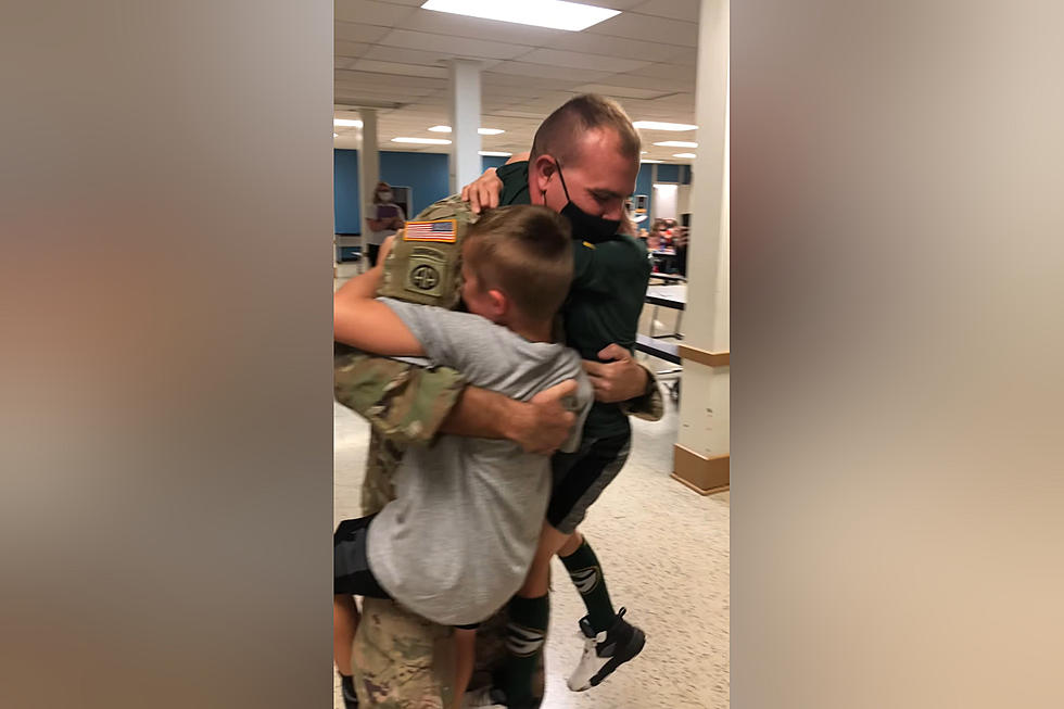 Watch a Wisconsin Army Dad Surprise His Sons with Homecoming