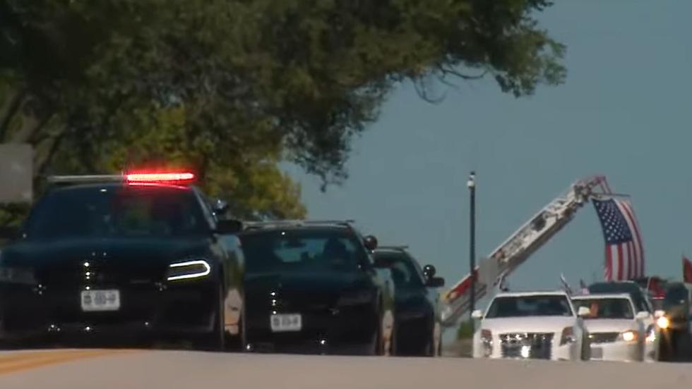 Watch the Funeral Procession for Fallen US Marine Jared Schmitz