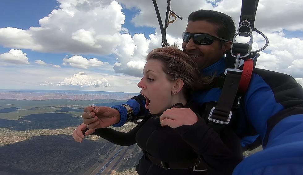 Watch a Skydiving Romeo Propose 2000 Feet Over the Grand Canyon
