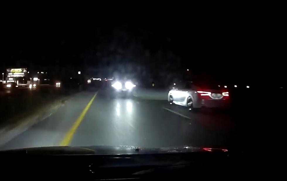 Dashcam Shows Near Miss of Wrong Way Driver in Missouri