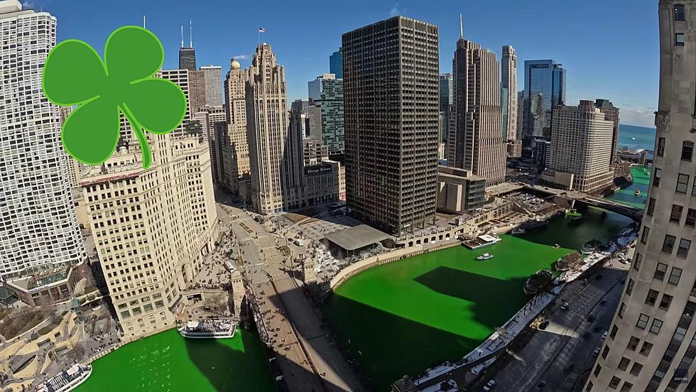 Watch Chicago River Turn Brilliant Green for St. Patrick’s Day