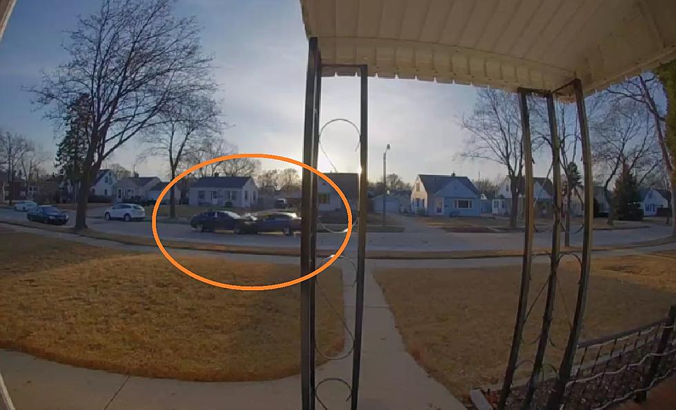 Midwestern Doorbell Cam Captures Head-On Collision and Shootout