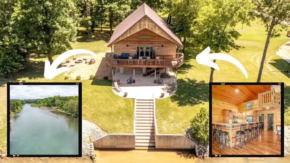 See Inside a Missouri Cabin with Current River at its Backdoor
