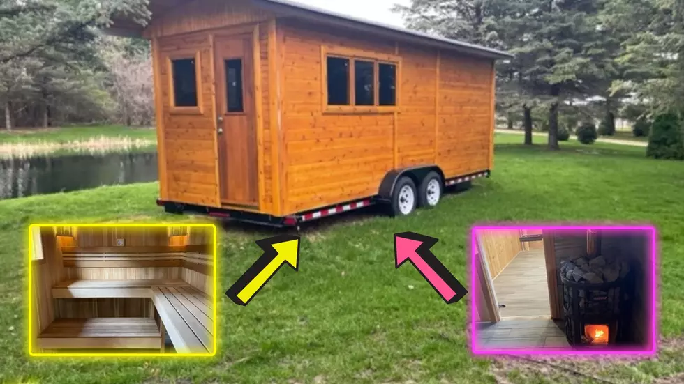A Genius in Illinois Built a Tiny Sauna on Wheels