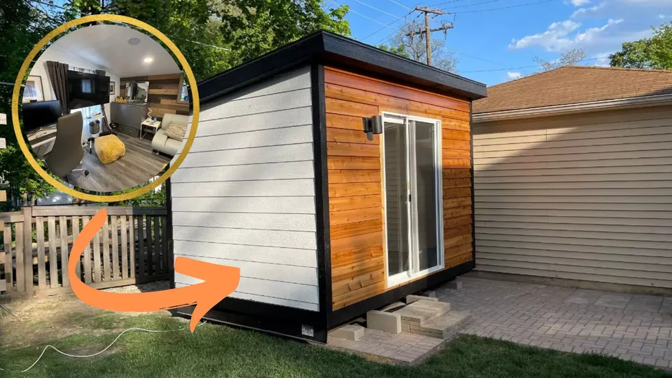 A Genius in Illinois Made a Tiny Home Office in His Backyard