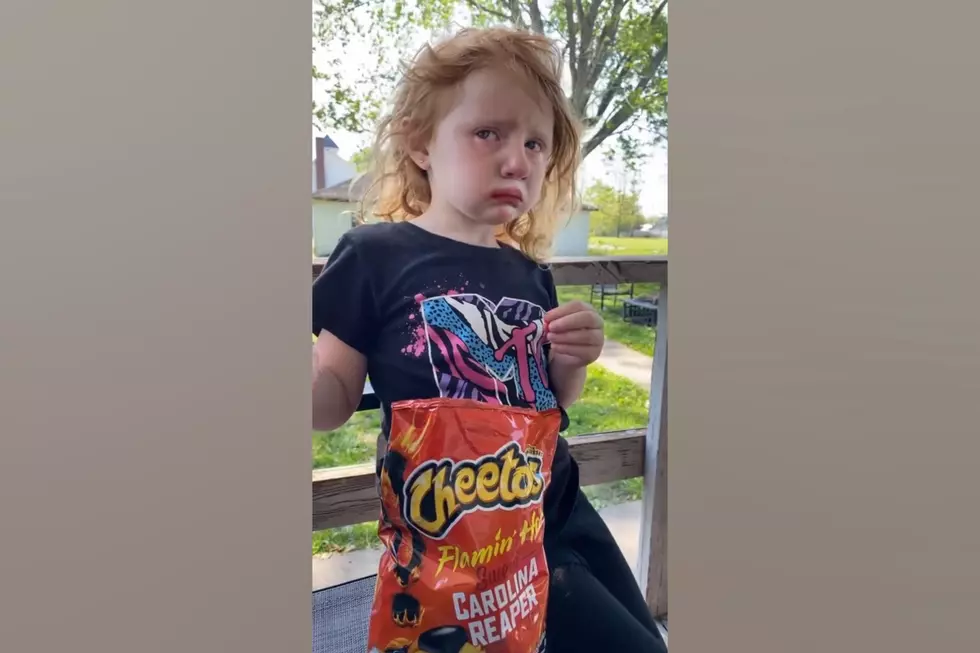 Brave Illinois Girl Refuses to Admit Flaming Cheetos are Too Hot