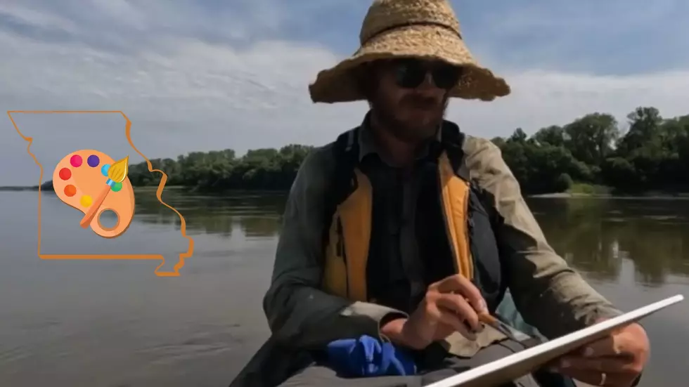See What an Artist Painted as He Canoed the Entire Missouri River