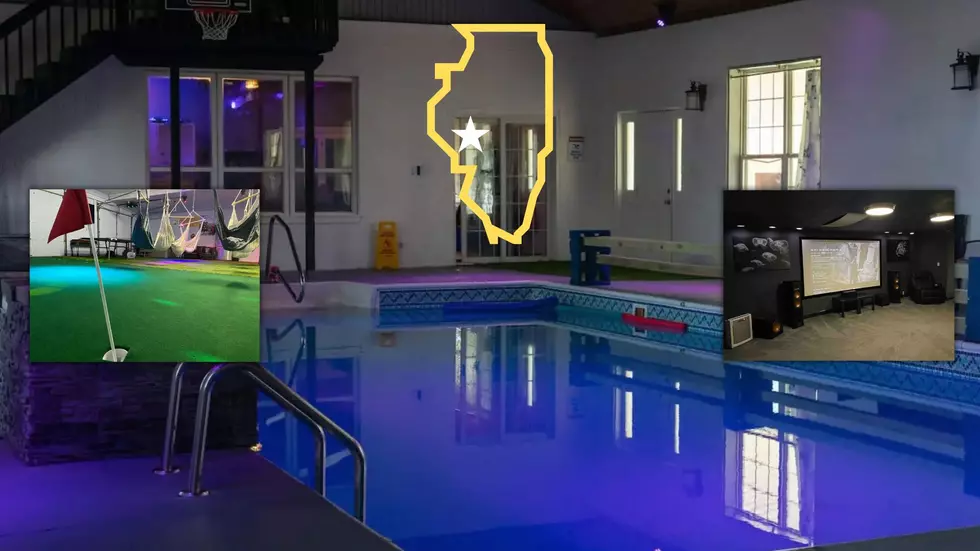 See Inside a Wild Illinois Home with Indoor Pool, Golf & Theater
