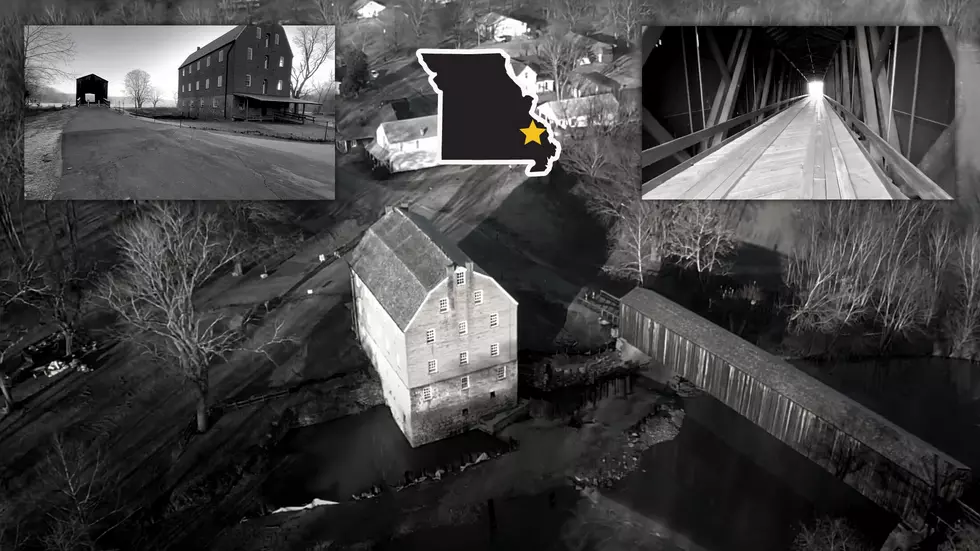 See a Lonely 1797 Missouri Ghost Town with Mill & Covered Bridge