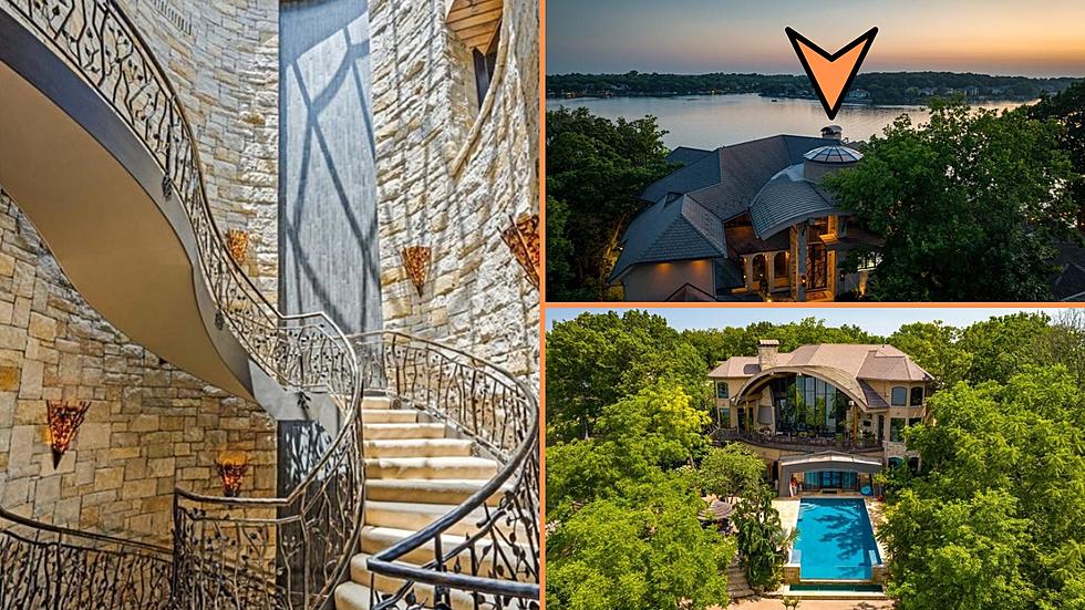 Missouri Castle Has a Glass-Domed Free-Floating Spiral Staircase