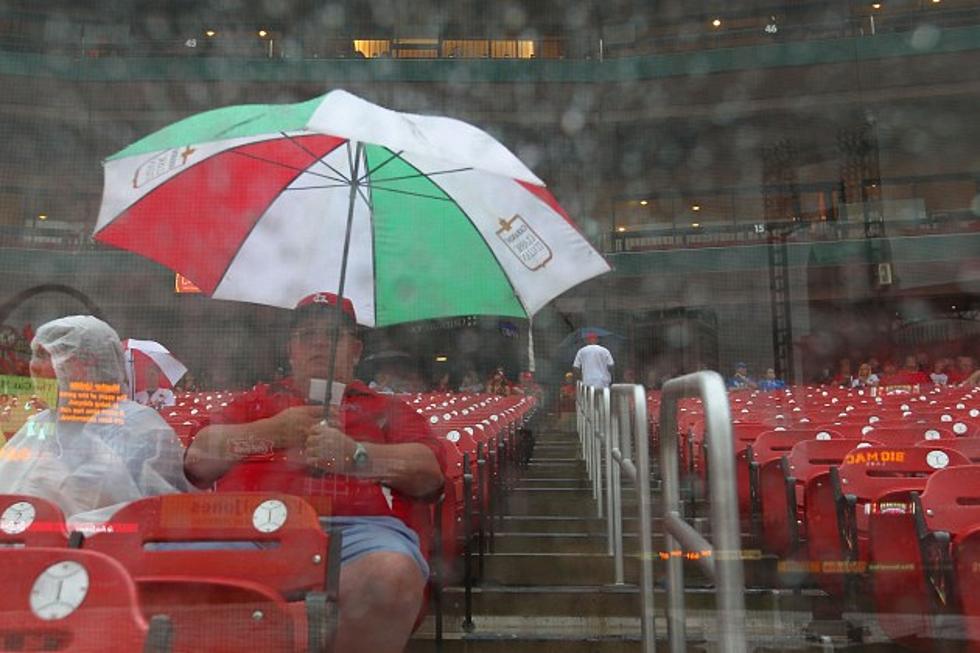 Rain Steals 51/2 Hours from Cards Royals Game