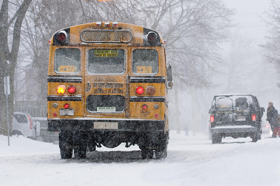 Liberty School Bus Slides Off a County Road