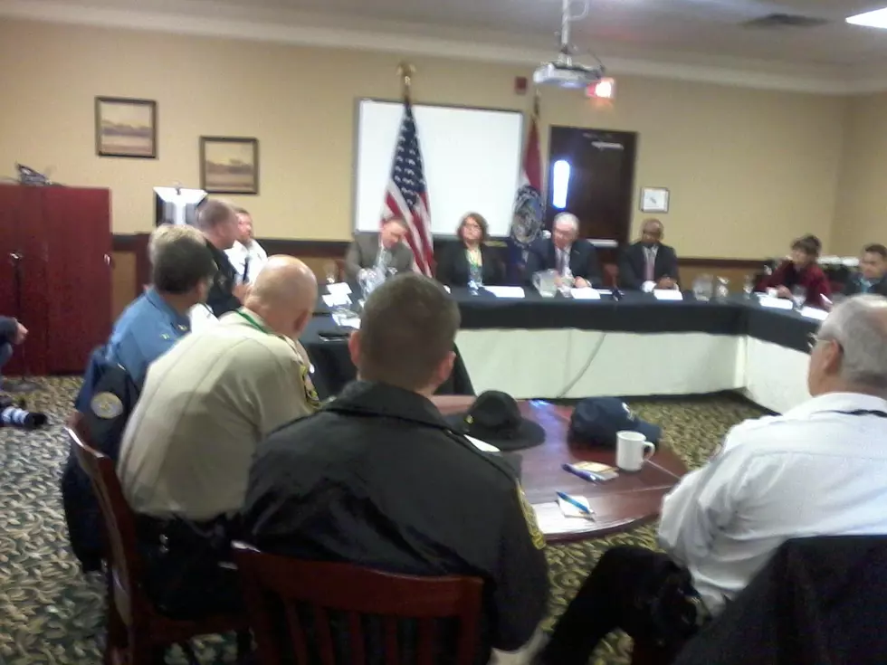 Governor Nixon In Hannibal for Mental Health Roundtable [Audio]