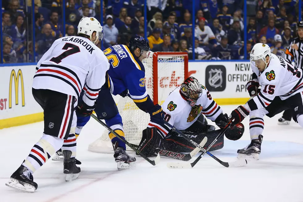 Blues Open Playoffs with Overtime Win Over Blackhawks