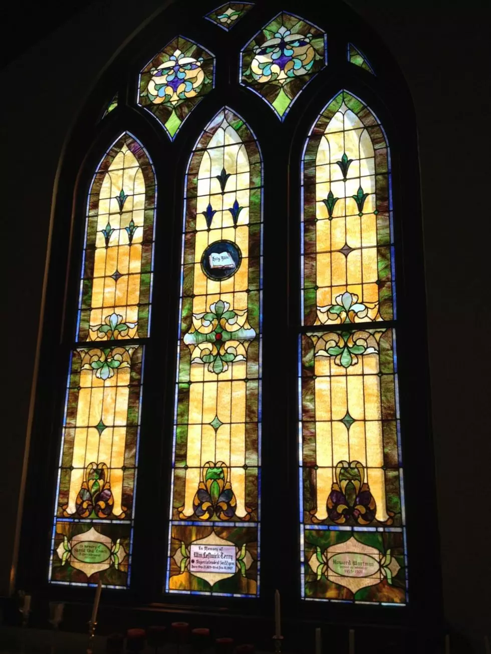 Clarksville United Methodist Church Window Re-dedication SUN