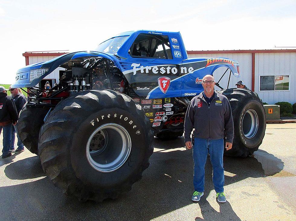 Bigfoot Invades Media Day at Lucas Oil Speedway