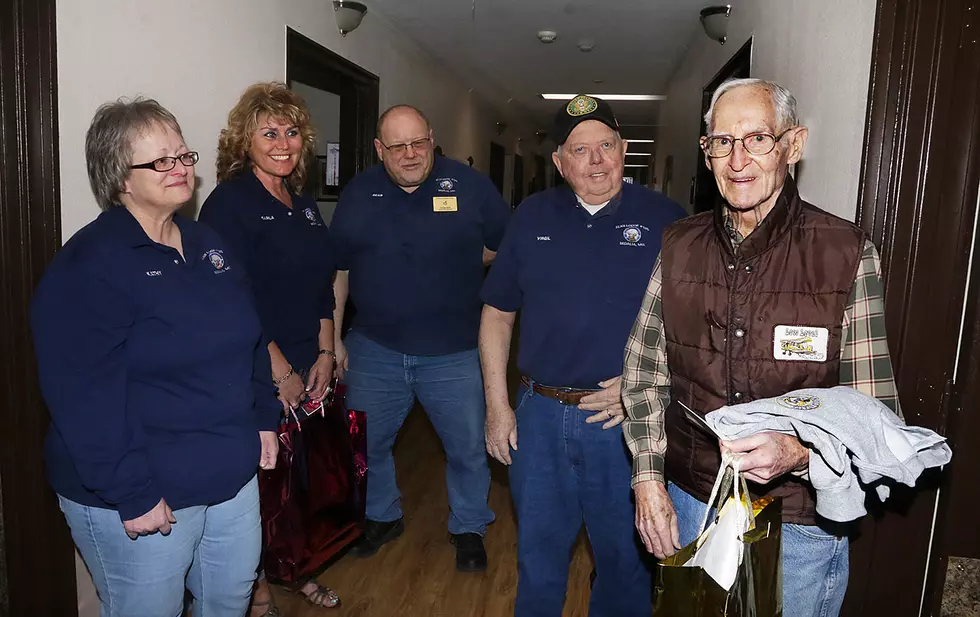 Elks Lodge 125 Donates Sweatsuits to Area Veterans