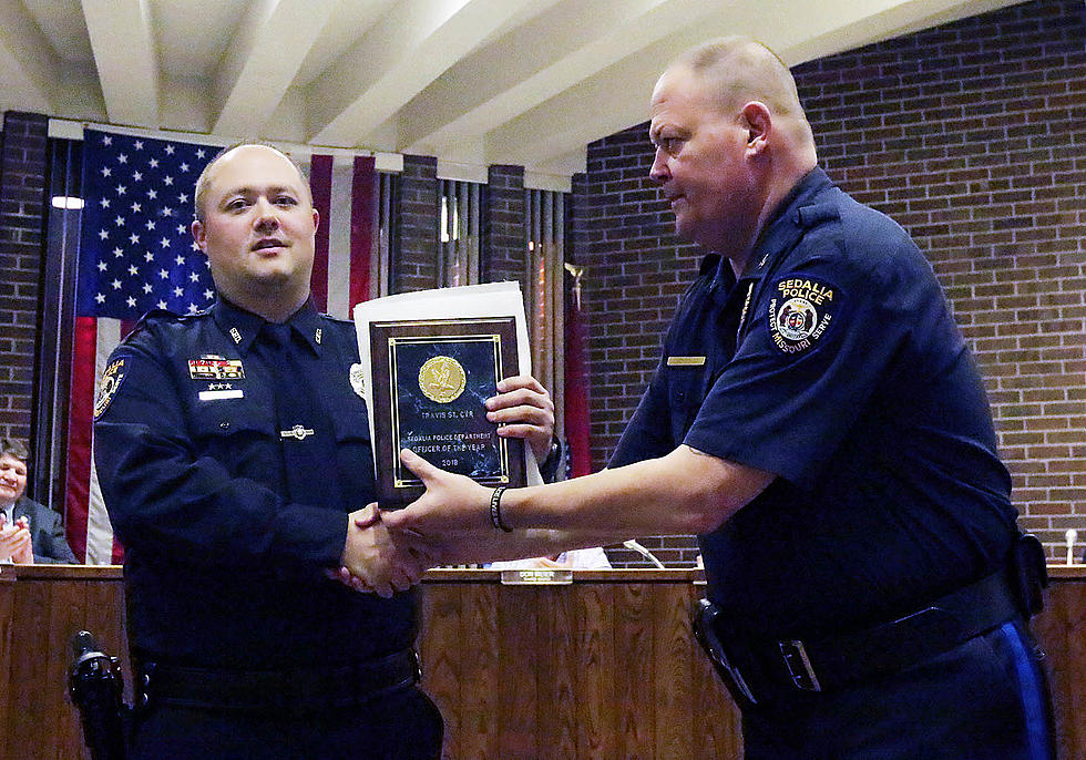 Officer of the Year St. Cyr Recognized by Sedalia Council