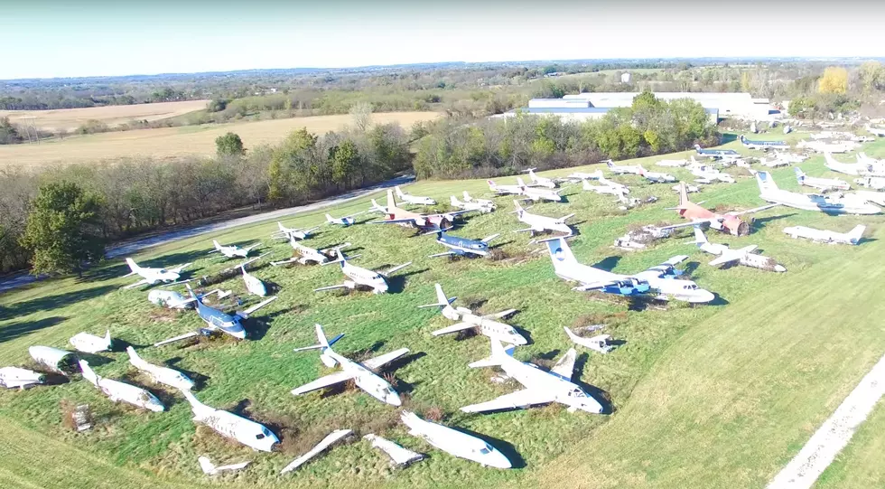 Check Out This Video Of An Airplane “Boneyard” In Missouri