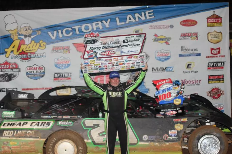 Owens Celebrates Wild Show-Me 100 Win In Race For The Ages