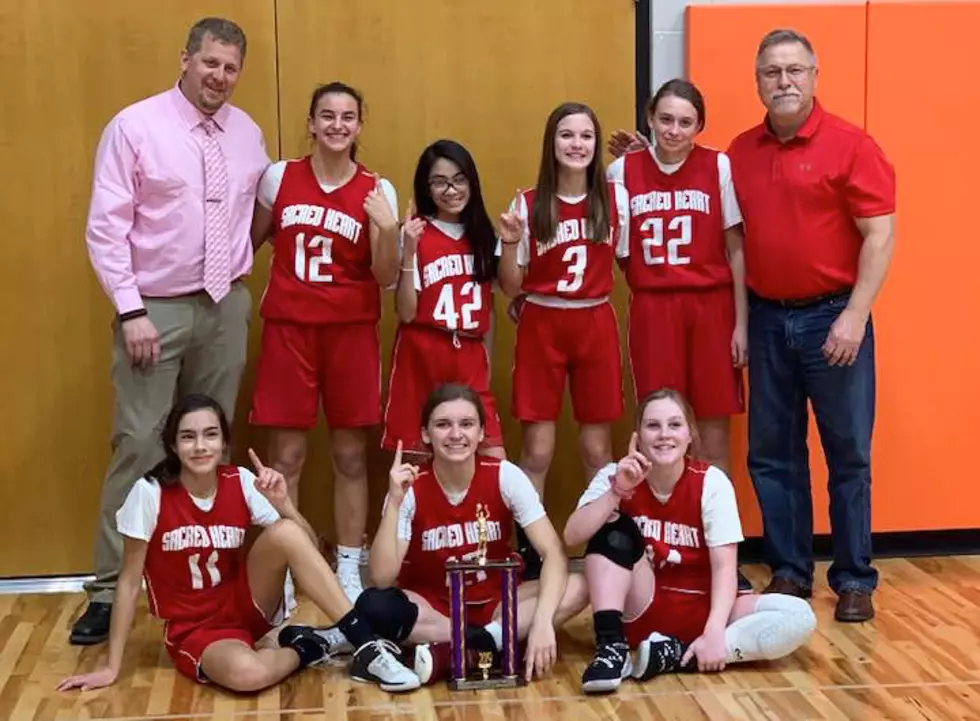 Sacred Heart Junior High Girls Basketball Win Kaysinger Championship