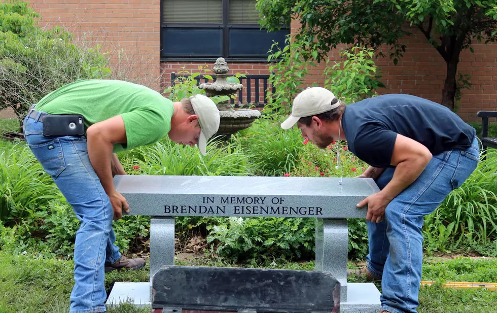 Memorial Bench Installed at Heber Hunt Elementary
