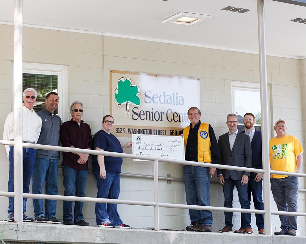 Sedalia Lions Club Donates to Sedalia Senior Center