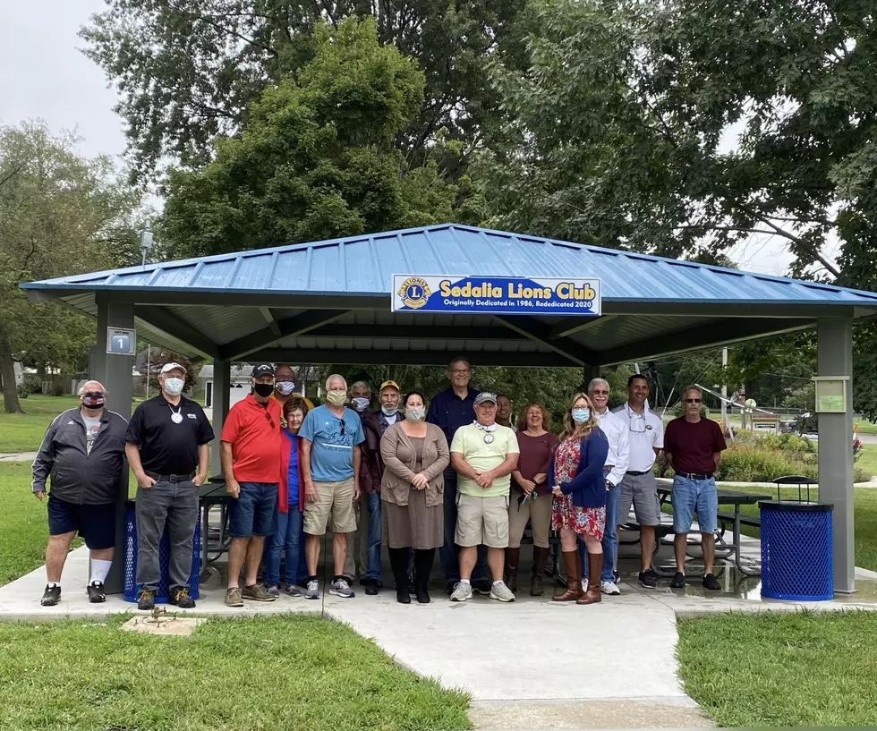 New Lions Club Shelter Dedicated at Katy Park