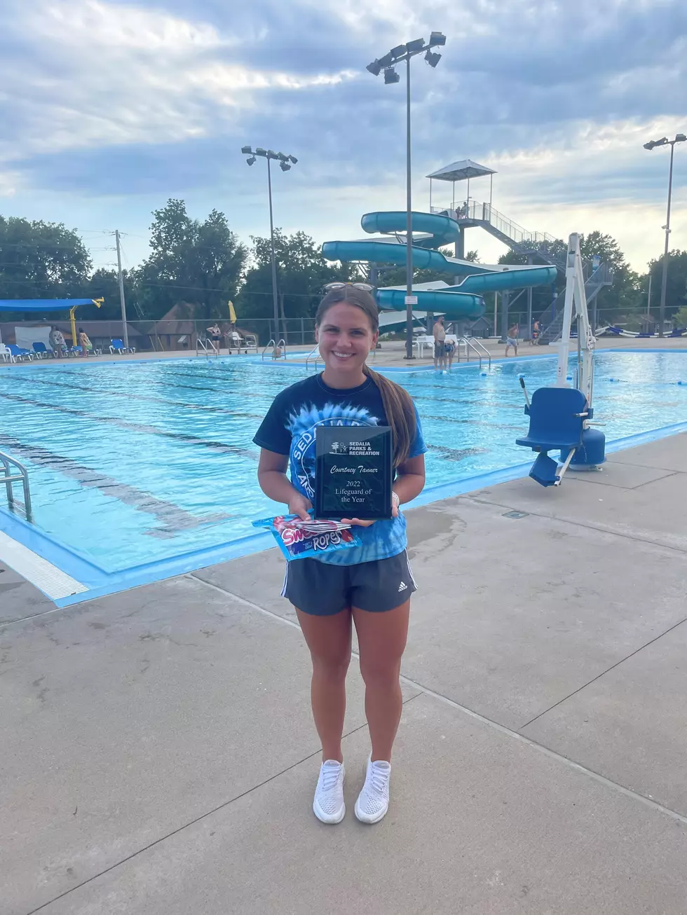 Courtney Tanner Named Sedalia Parks & Rec Lifeguard of the Year
