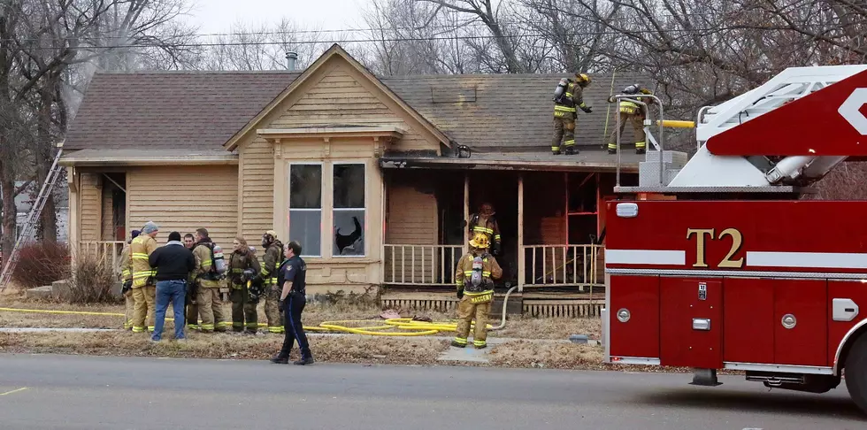 No Injuries Reported at Fire Scene at 16th & Osage