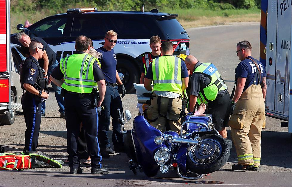 Motorcyclist Injured in Collision at 32nd and Clinton Road