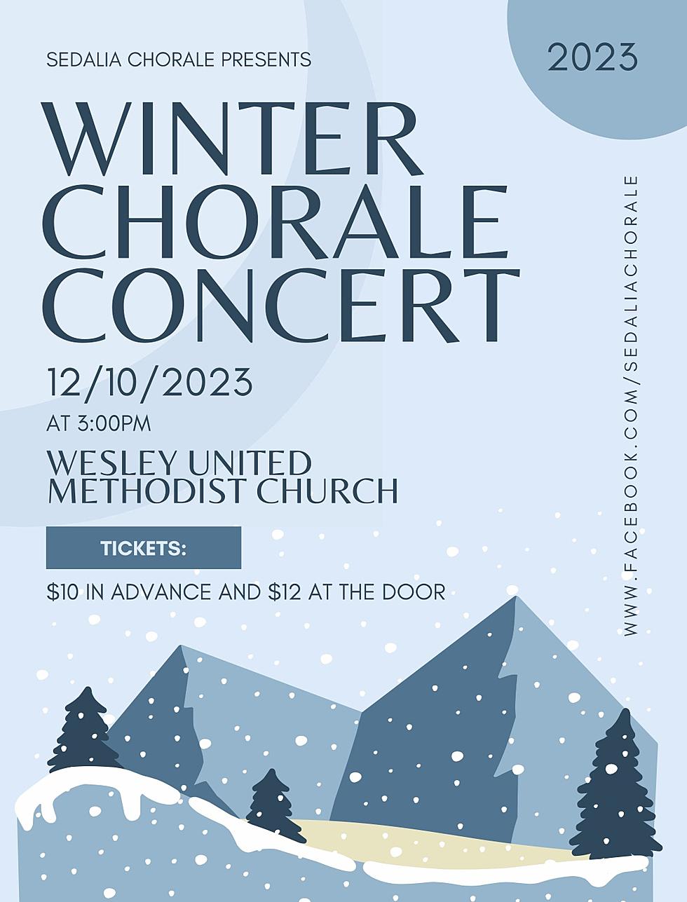 Sedalia Chorale Winter Concert is Sunday Afternoon at 3