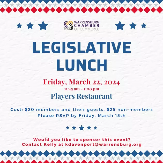 Warrensburg Chamber to Host &#8216;Legislative Lunch&#8217;