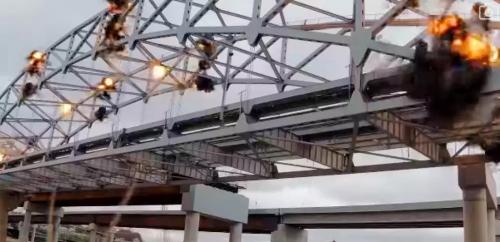 MoDOT videos shows demolition of Buck O'Neil Bridge