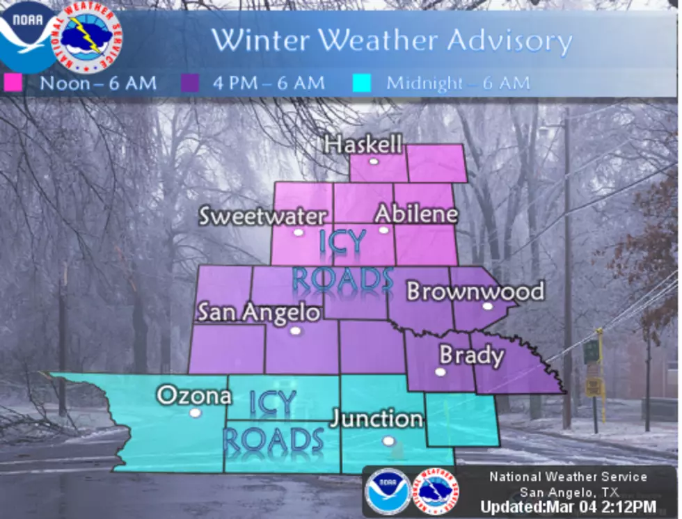 San Angelo Will Get Hit With Winter Weather (Again) Midweek + Delays and Closings
