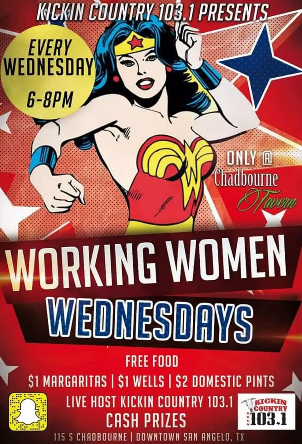 It’s Working Women’s Wednesday at Chadbourne Tavern