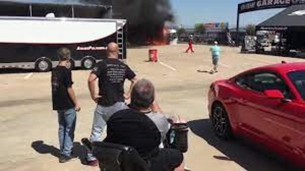 [VIDEO] See Exact Moment When Vendor’s Propane Tank Blows up at Texas Motor Speedway